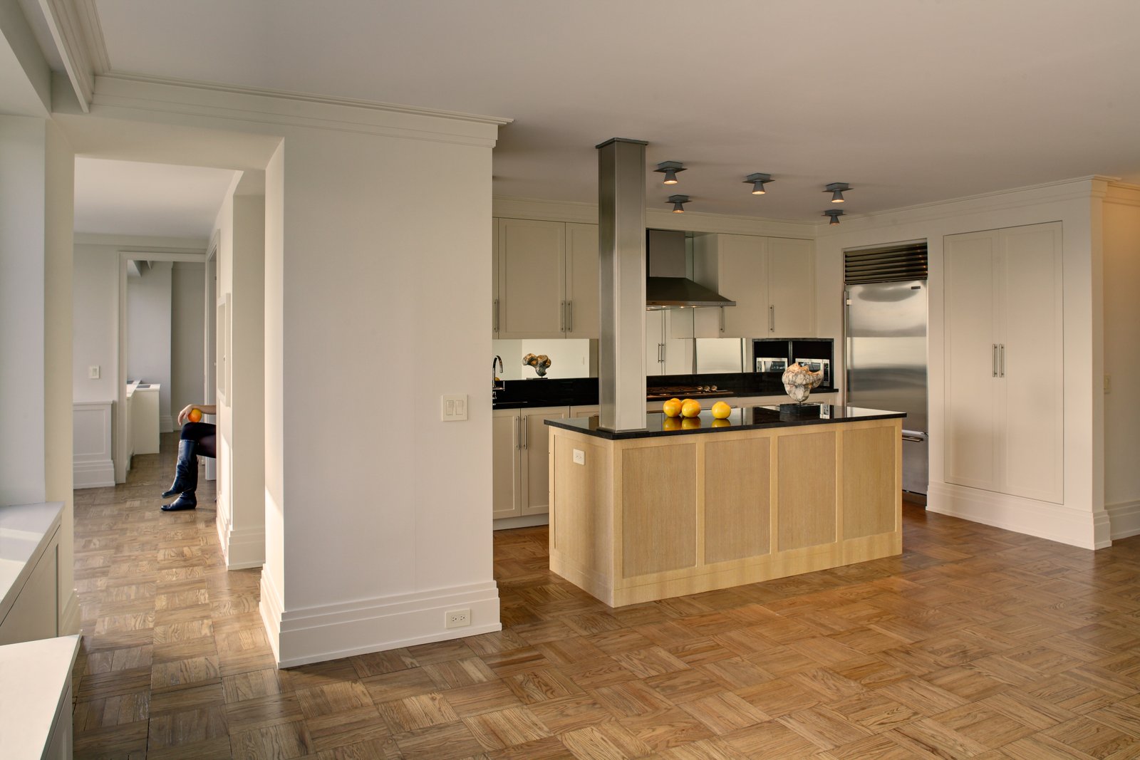 Sutton Place pied-a-terre luxury apartment construction and renovation by Godwin Residential Construction featuring modern design Manhattan NYC